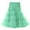 Mint Green, variant on High Quality Women Solid Color High Waist Pleated Short Skirt Adult Dancing Skirt, Female Petticoat Half Slip Tulle Skirt Knee Length Dress