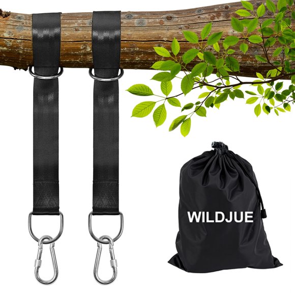 Kit de correas para columpio de árbol WILDJUE, 3 m de largo, 2000 lb de carga