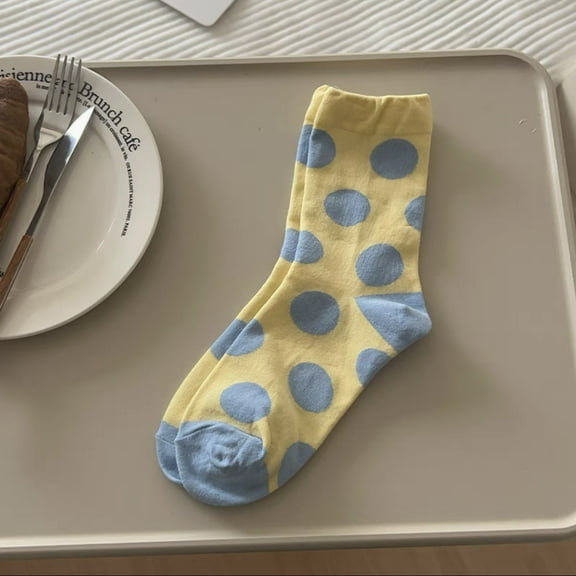 ERDOUY 3 Pairs Women's Thin Cotton Socks,Soft Cotton Bootie Socks Women Above Ankle Crew Socks (A07)