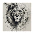 thumbnail image 4 of Awypu Majestic Lion Square Tablecloth 100% Polyester Fiber 36*36, 4 of 8