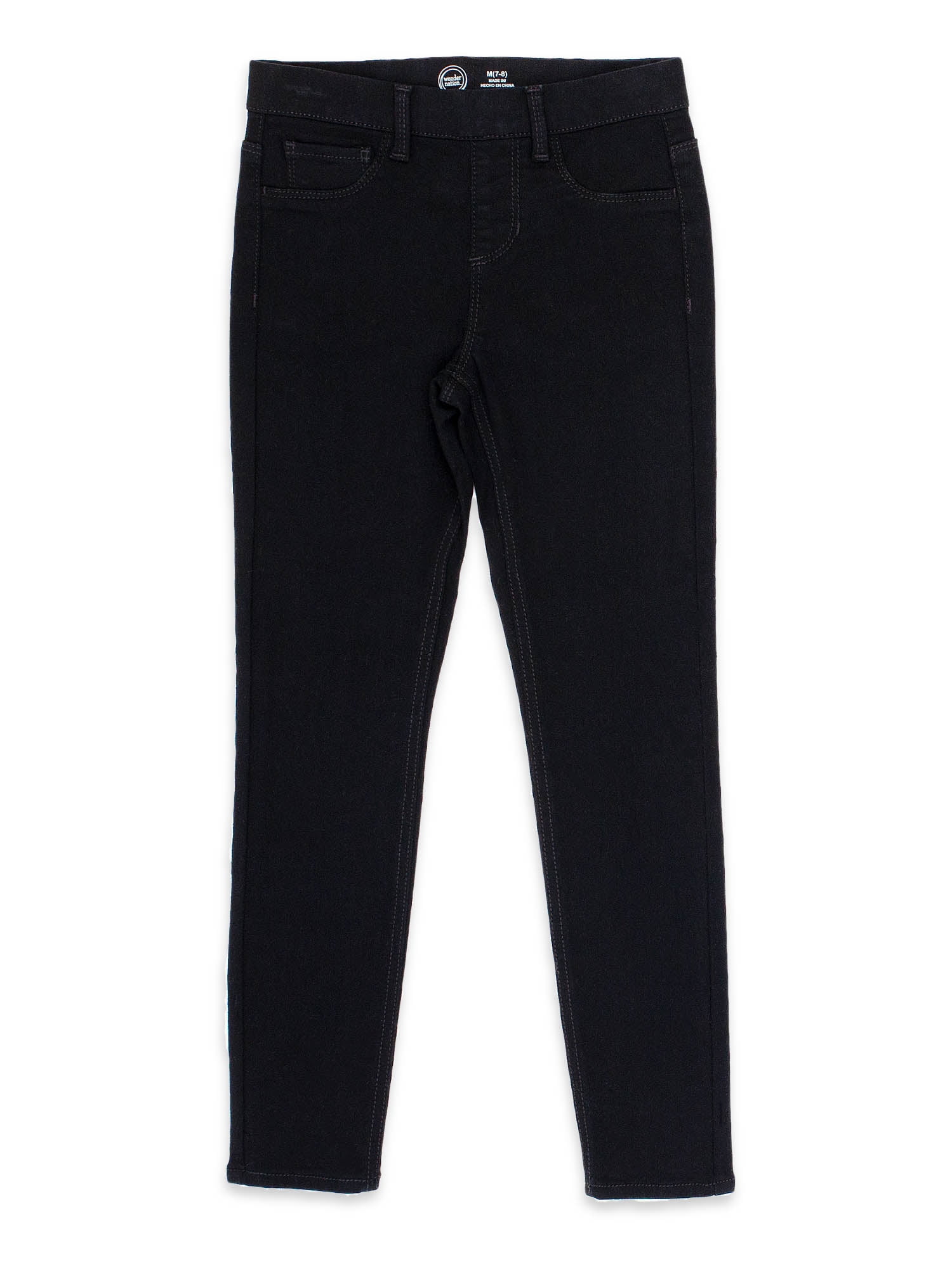Wonder Nation Girls Basic Jegging, Sizes 4-18 & Plus