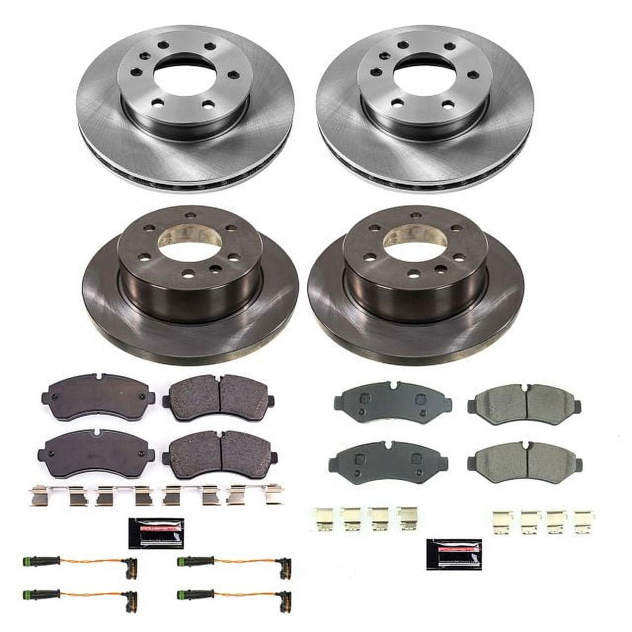 PowerStop Front and Rear Stock Replacement Brake Pad and Rotor Kit Fits: MERCEDES-BENZ Select Models KOE8661