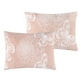 thumbnail image 5 of Greenland Home Fashions Mariposa Blossom and Butterfly Pink Matelassé Reversible Pillow Sham, King, 5 of 8