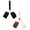 Black 1PCS & Brown 1PCS, variant on Mini Zip Around Wristlet Wallet for Women, Double Pouch Wristlet Keychain Wallets, Small and Portable Mini Card Wallet Coin Purse Gifts for Women Travel Sport Outdoors