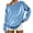 Blue, variant on Womens Off Shoulder Velvet Sweatshirt Long Sleeve Oversized Pullover Kangaroo Pocket Casual Daily Top