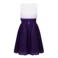 thumbnail image 4 of iiniim Kids Flower Girl Pleated Chiffon Dress Princess Bridesmaid Wedding Pageant Party, 4 of 7