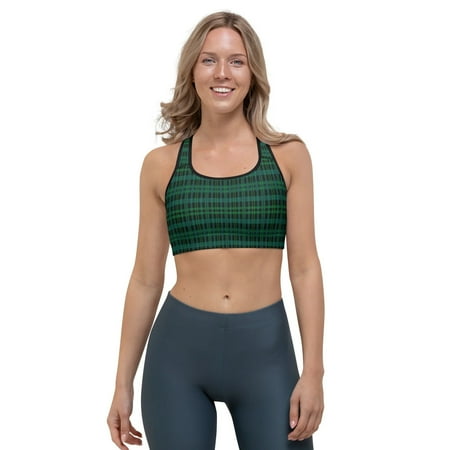 

Women’s Plaid Pattern Soft Colorful Comfortable Sports bra