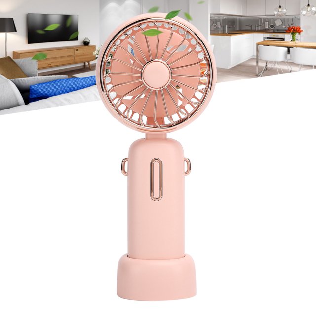 Mini ventilador de mano enfriador de aire de mano funcionamiento silencioso para mujeres hombres para oficina habitación hogar viajes al aire libre