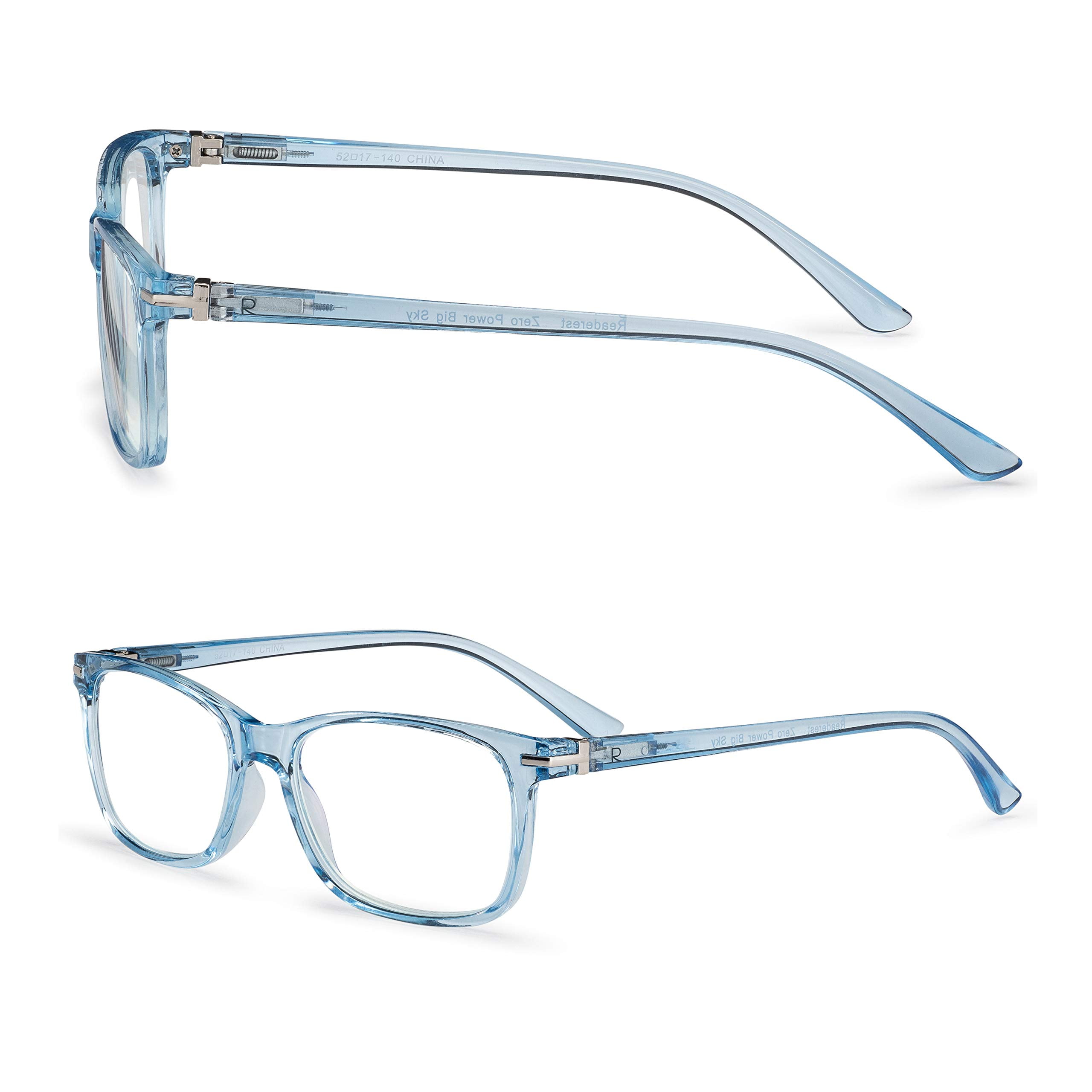 Readerest Blue Light Blocking Reading Glasses Light Blue 275 Magnification