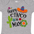 thumbnail image 4 of Inktastic Happy Cinco De Mayo- Sombrero, Cactus, Flowers Boys or Girls Baby Bodysuit, 4 of 5
