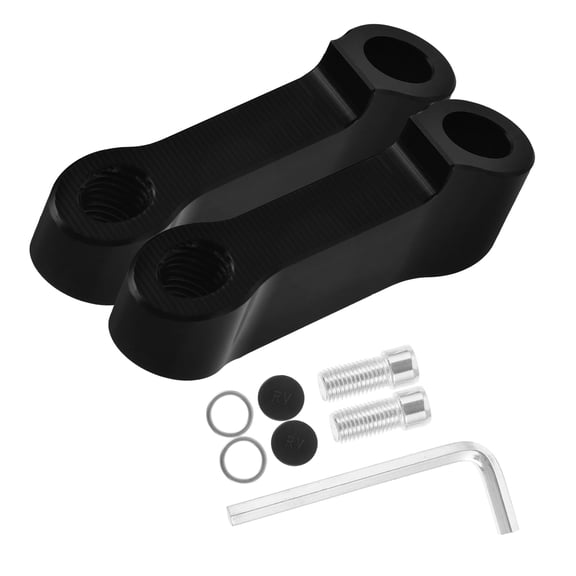 WORGEOUS 1 Set Motorcycle Rearview Mirror Mount Risers Motoryccle Mounting Brackets Motorcycle Rearview Mirror Extender