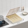 thumbnail image 2 of RONSHIN Utensil Holder For Countertop With Lid, Utensil Drawer Organizer For Kitchen Countertop With 5 Compartments, Flatware And Cutlery Covered Storage Box, 2 of 7