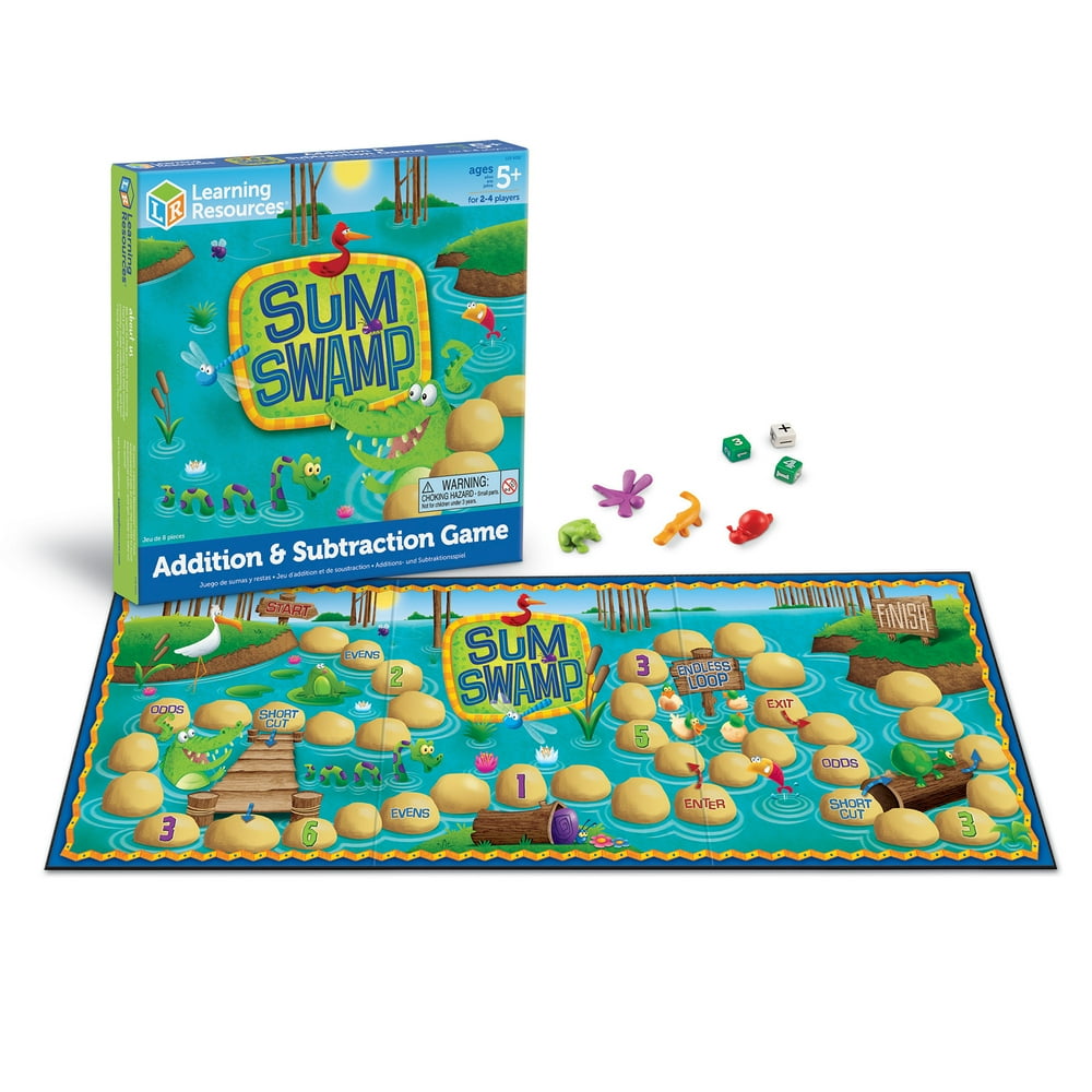 Learning Resources Sum Swap Addition/Subtraction Game, Math Games, Ages
