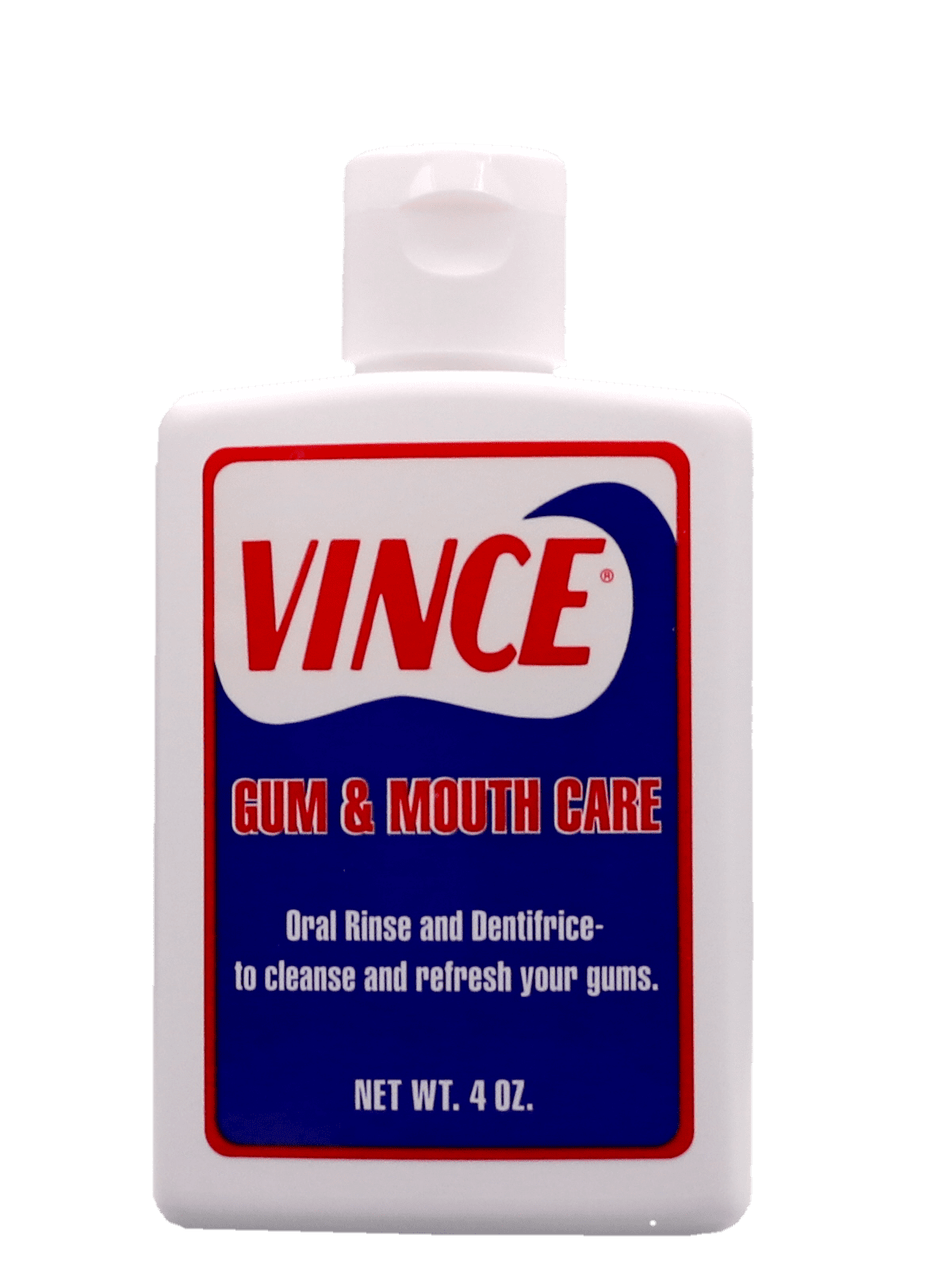 Vince Gum and Mouth Care Oral Rinse Dentifrice 4 Ounce