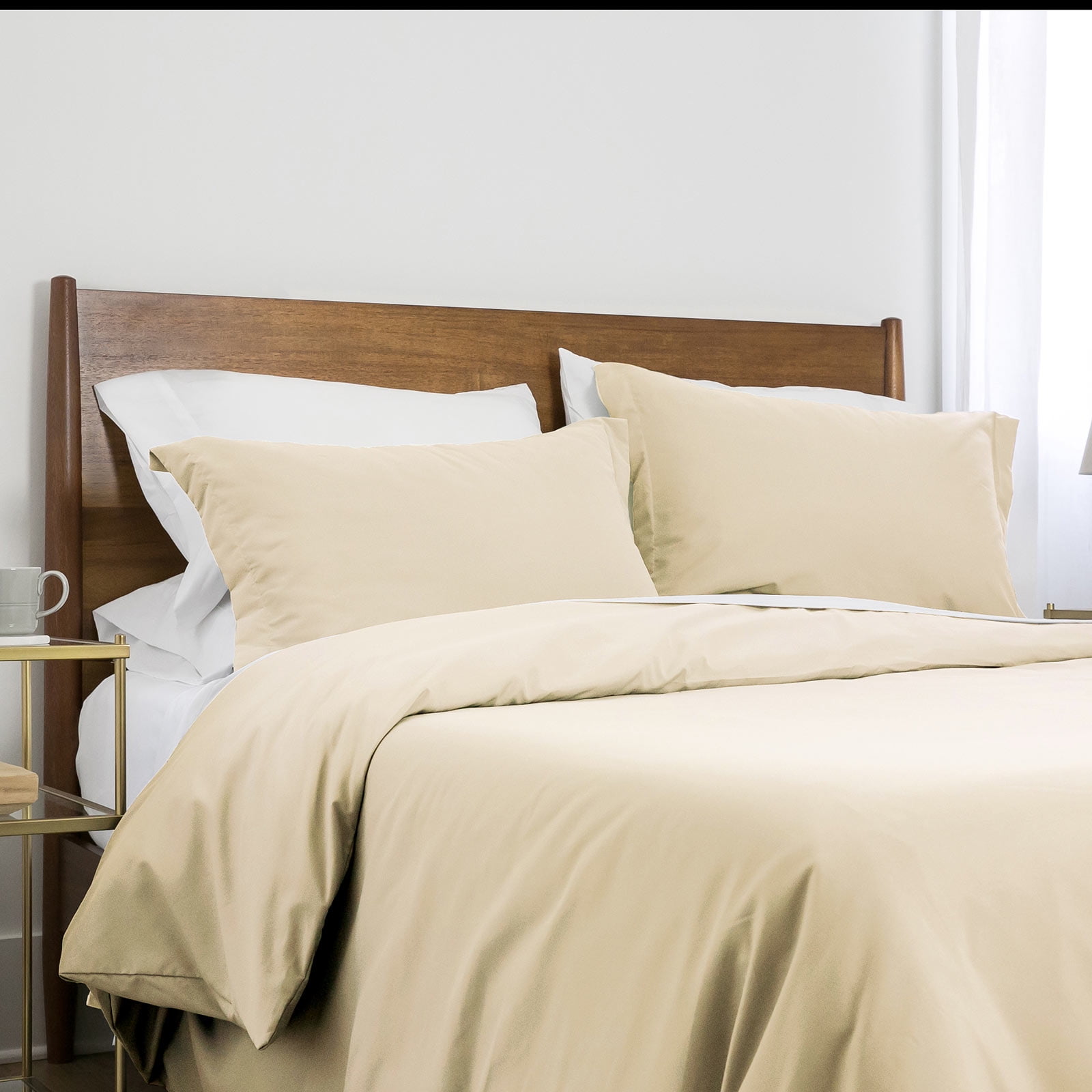 Neutral Solid Color 3Piece Duvet Cover Set by Southshore Fine Linens