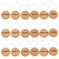 thumbnail image 1 of 18pcs Blank Cork Wine Glass Charms Wedding Wine Charms DIY Drink Identifiers, 1 of 4