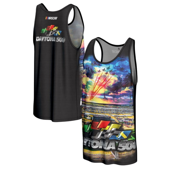 Men's ProSphere Black Daytona International Speedway Daytona 500 Tank Top