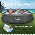 thumbnail image 4 of Funsicle Quickset 14’ x 36” Round Inflatable Top Ring Above Ground Swimming Pool Set, 4 of 6
