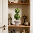 thumbnail image 5 of YOHAVEN Artificial Topiary Ball Faux Boxwood Potted Decor For Indoor Outdoor Tabletop, Year Round Greenery Accent, Waterproof Sunproof Plastic, Gift Friendly, Easy Maintenance, 5 of 6