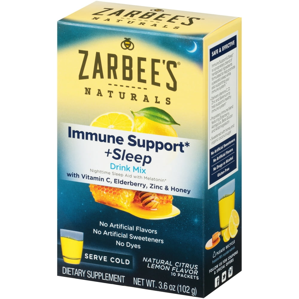 Zarbee's Naturals Immune Support* and Sleep Drink Mix with Vitamin C