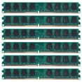 thumbnail image 1 of Memoria RAM 6X DDR2 800Mhz PC2 6400 de 2 GB y 240 pines para escritorio, 1 of 8