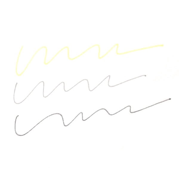 Bundle of 3 Packs - Noted by Post-it Neutral Color Felt-Tip Pen Set - Yellow, Gray, Charcoal (3-Piece Set)