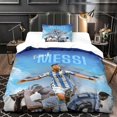 thumbnail image 4 of Messi Messi 3D Print Football Duvet Cover Comforter Covers for Boys Girls Quilt Cover Bedding Set with Zipper Closure with Pillow Cases Soft, 4 of 5