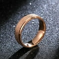 thumbnail image 3 of 6mm Titanium Steel Sand Matte Bands Men Black/Rose Gold/Silver/Gold Ring Sz 6-13, 3 of 9