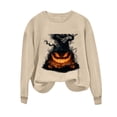 thumbnail image 6 of Sweatshirts for Women Halloween Printed Long Sleeve Hooded Hoodie, 6 of 6