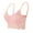 Pink, variant on Snorda Lace Bralettes for Women Bralette Padded Lace Bandeau Bra