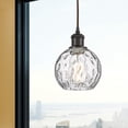 thumbnail image 5 of 516-1P-WPC-G1215-6 Innovations Lighting Ballston Athens Water Glass 1 Light 6" Cord Hung Mini Pendant Antique Brass, 5 of 5