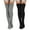 Black/Gray, variant on Fuklindy Women's Cable Knitted Boot Socks, Thigh High Warm Socks Extra Long Winter Thick Stockings Fashion Over Knee Leg Warmers