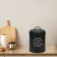thumbnail image 3 of WRKEKC Clearance Metal Storage Buckets for Kitchen, Fruit Vegetables with Lid, Heavy Duty Iron Container for Potato Onion Garlic, Portable Handles, 3 Sizes, 3 of 6