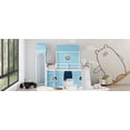 thumbnail image 6 of Sturdy Pine Wood Loft Bed with Slide - Pink Tent & Tower - Twin Size, 6 of 24