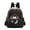 Cute Frog Wearing Headphones, variant on JIALIOU Mini Backpack Purse for Women Quilted Casual Daypack Small Travel Shoulder Bag, Dark Green