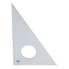 Alvin 18" Clear Professional Acrylic Triangle 30°/60°