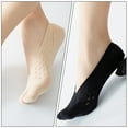 thumbnail image 5 of 3 pares de calcetines de corte bajo para mujer, calcetines con punta separada, calcetines invisibles con punta, 5 of 5