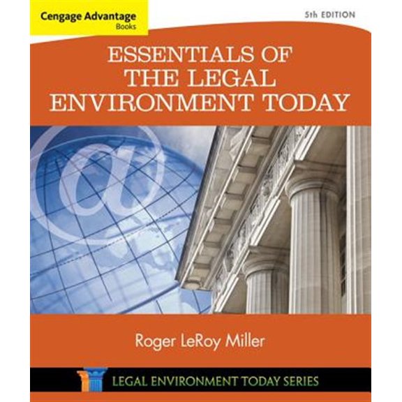 Pre-Owned Cengage Advantage Books: Essentials of the Legal Environment Today (Paperback) 1305262670 9781305262676