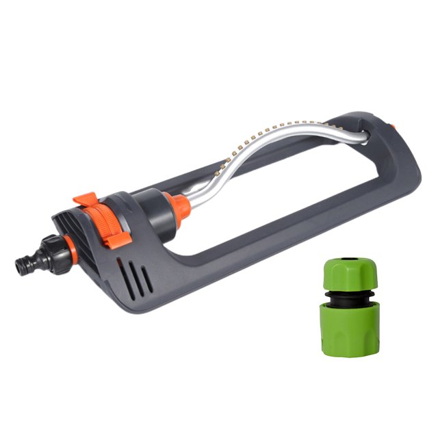 Aspersor Oscilante Automático Rociador Oscilante De Tubo De Aluminio, Rociador De Riego De 4 Modos, Herramienta De Jardín A Prueba De Herrumbre Tmvgtek Para estrenar