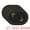 Black, variant on Unique Bargains Rustic Oval Placemats 4pcs Cotton Linen Navy Blue 17.7"x12.6"