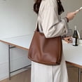 thumbnail image 5 of Otqutp Large Capacity Bag Women's Lazy Vintage Shoulder Crossbody Bag Tote Bag for Women's Casual Hiking Lightweight Travel(Brown,One Size), 5 of 5