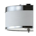thumbnail image 6 of JONATHAN Y David 15" Metal LED Flush Mount, Chrome/White, JYL9032A, 6 of 6