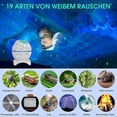 thumbnail image 5 of LED Starry Sky Projector, Galactic Planetarium Projector with Remote Control, Night Light Aurora with Bluetooth Speaker, Aurora Effect, White Noise an, 5 of 5