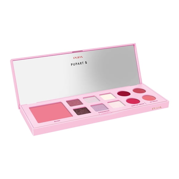 Paleta de maquillaje Pupart S - 002 Pink de Pupa Milano para mujeres - Maquillaje de 0,4 oz