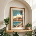 thumbnail image 4 of Palma de Mallorca Vintage Retro Travel Art - Balearic Islands Spain Illustration Oak Framed Wall Art Print 20 x 30 inches, 4 of 59