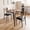 Brown, variant on Dining Table for 2, 3 Piece Kitchen & Dining Room Sets for Small Space, Gray
