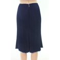thumbnail image 2 of Ralph Lauren Womens Georgette Pleated Skirt, Blue, 6, 2 of 3