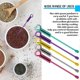 thumbnail image 5 of 10 Pieces Spoon, Alloy Mini Spoon Tiny Shovel Spoon Portable Pendants Necklace Mini Shovel Spoon for Spices Salts Sand, 5 of 5