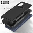 thumbnail image 5 of YEYKX Defender Case for Motorola Moto G Power2022 6.5'' Heavy Duty 1 in 1 Design Rugged Full Body Dustproof Shockproof Bumper Non-Slip Protective Cover,Black,For Moto G Power2022, 5 of 5