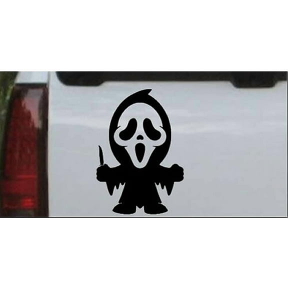 Scream Ghost Face Horror Halloween 6 Inch Professional Sticker for Truck, Car, Tumbler, Cup, Laptop, Decor, Locker, Table, Window
